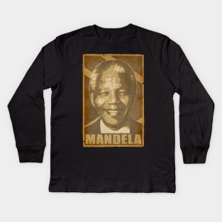 Nelson Nelson Mandela Propaganda Poster Kids Long Sleeve T-Shirt